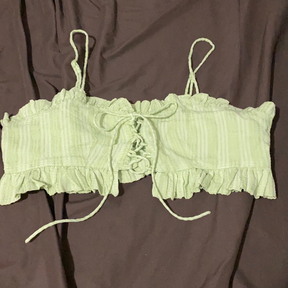 Sage Crop Top